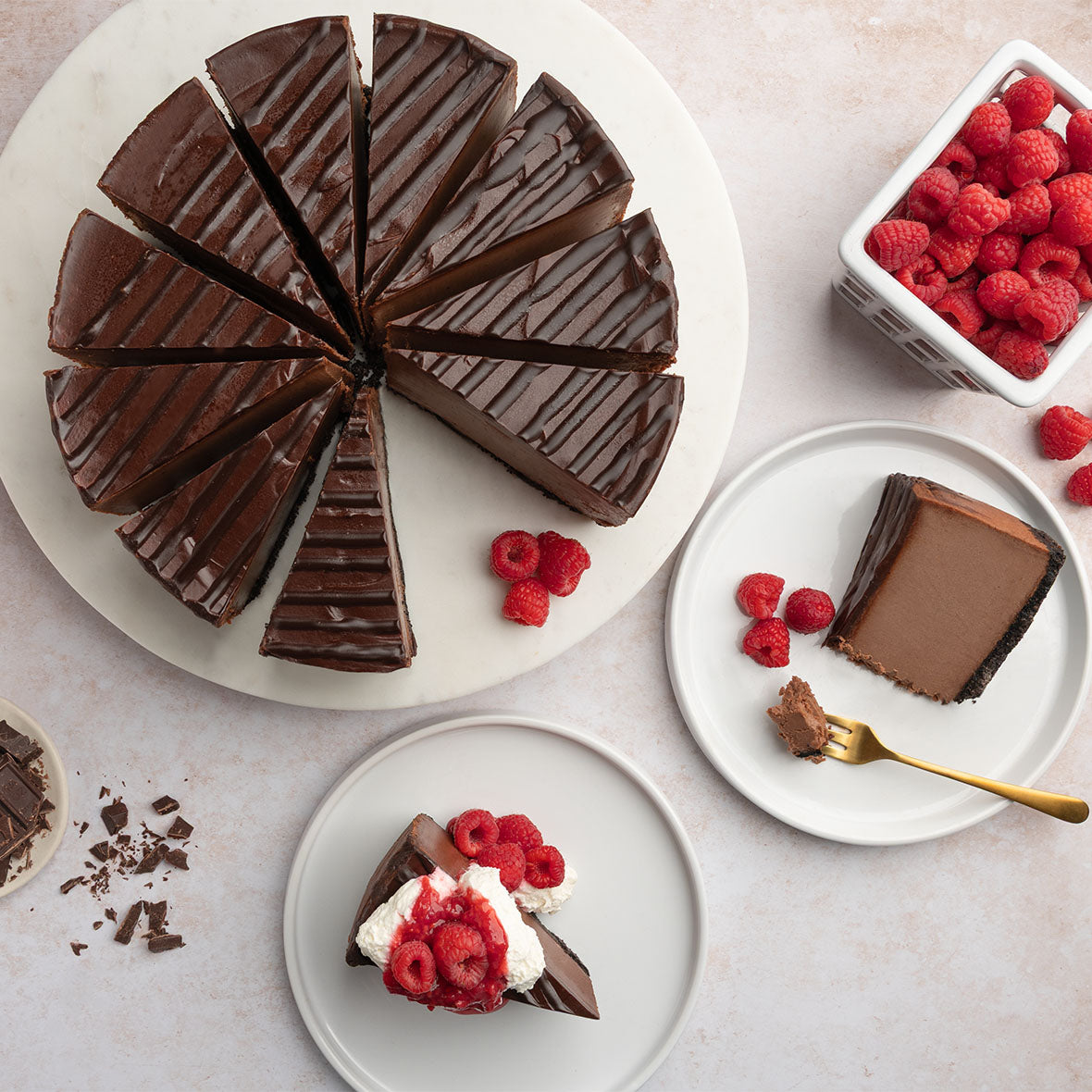 Chocolate Ganache Cheesecake
