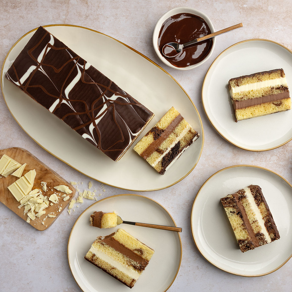 Tuxedo Truffle Mousse-24 Cut Slice