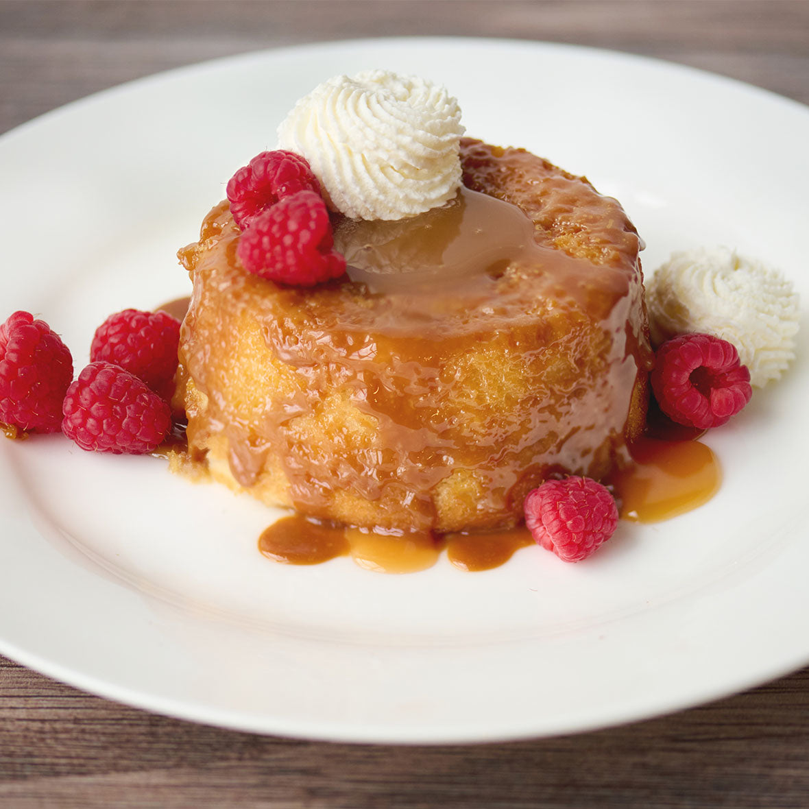 Vanilla Salted Caramel Molten Lava Cake