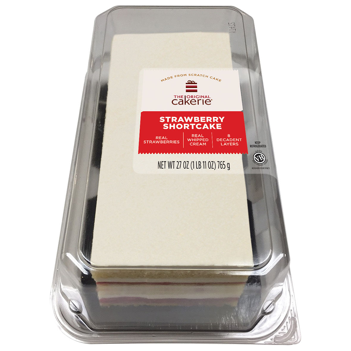 The Original Cakerie Strawberry Shortcake - 6 Cut