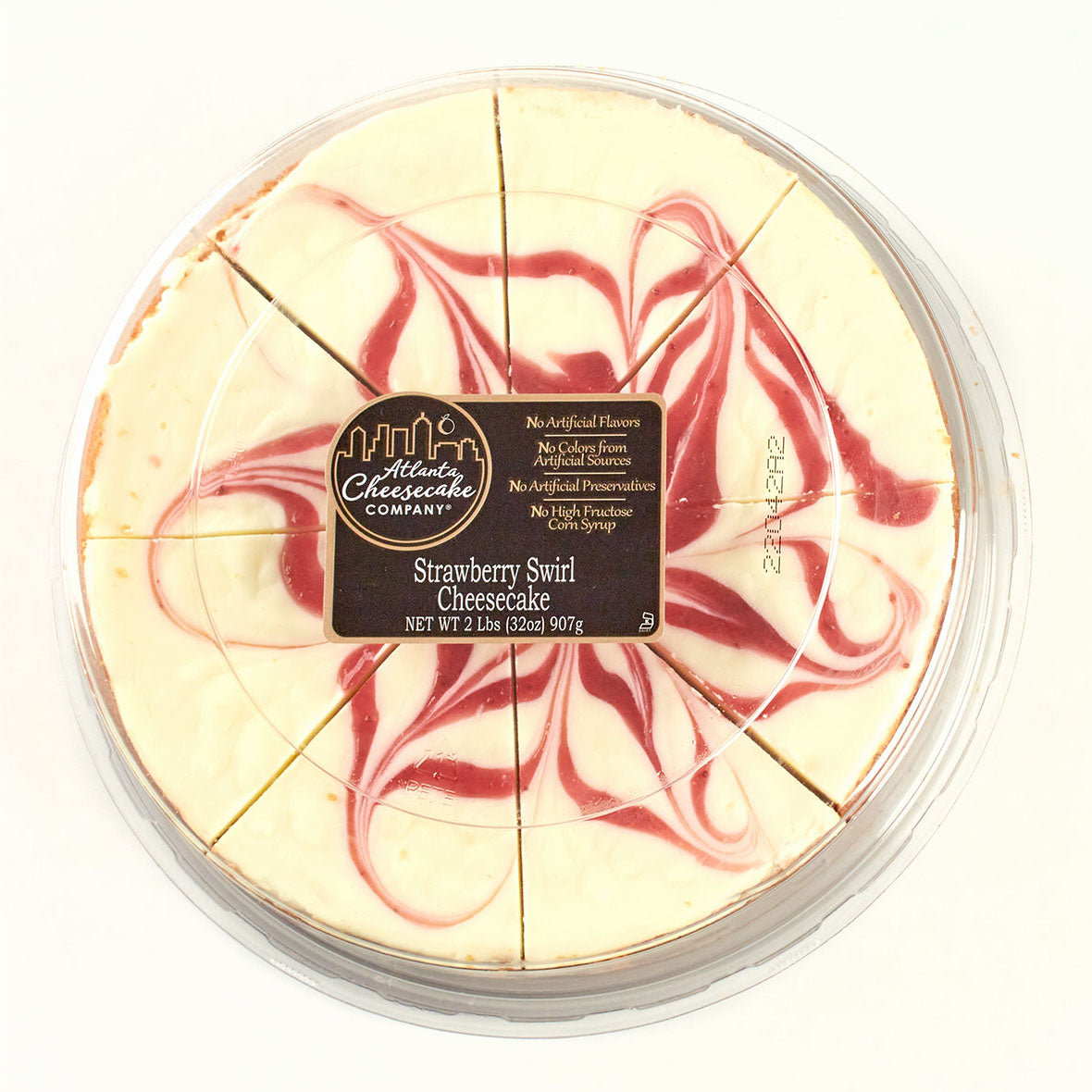 Strawberry Swirl Cheesecake