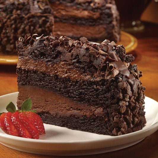 Triple Chocolate Fudge Cake