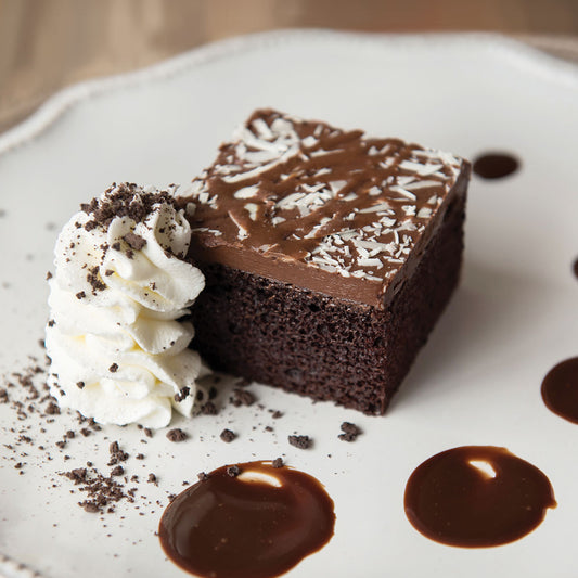 Triple Chocolate Fudge Cake