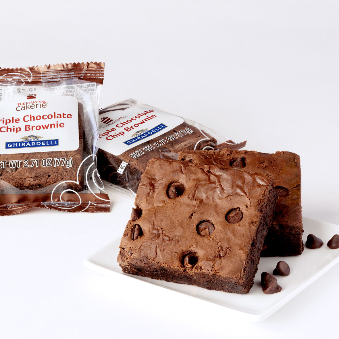 Triple Chocolate Chip Brownie