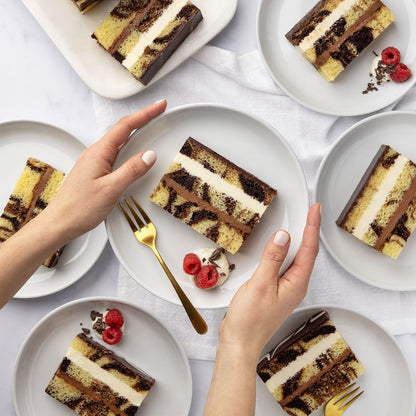 Tuxedo Truffle Mousse Cake