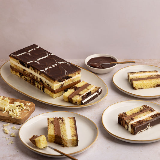 Tuxedo Truffle Mousse Cake